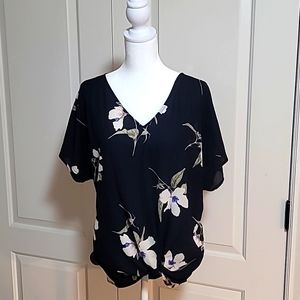 West Kei Faux Tie Top - Sz L